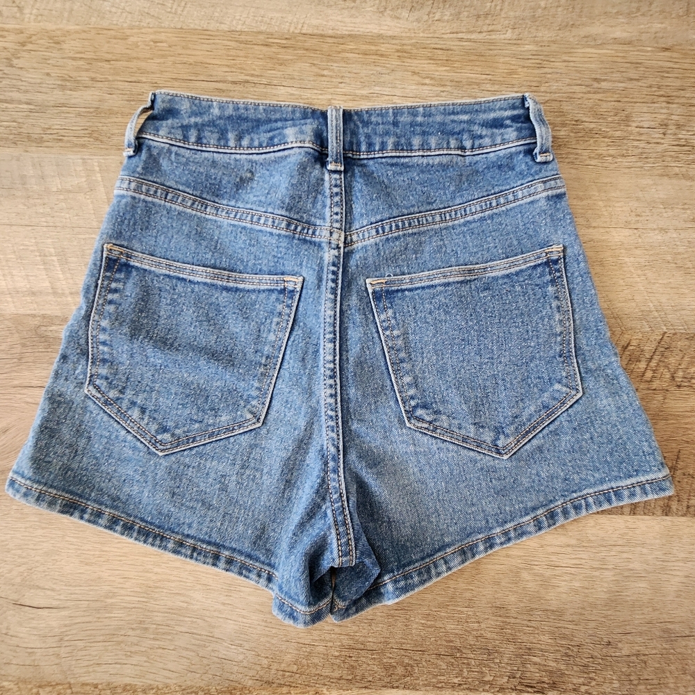 H&M High Waist Jean Shorts - Picture 3 of 10
